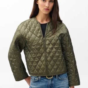 nonie 2 in 1 cotton jacket olive