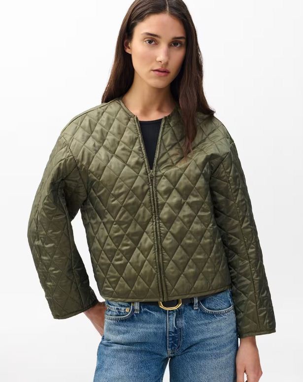 nonie 2 in 1 cotton jacket olive