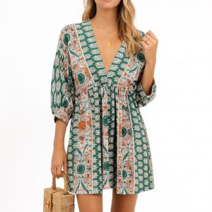 verdant mini dress