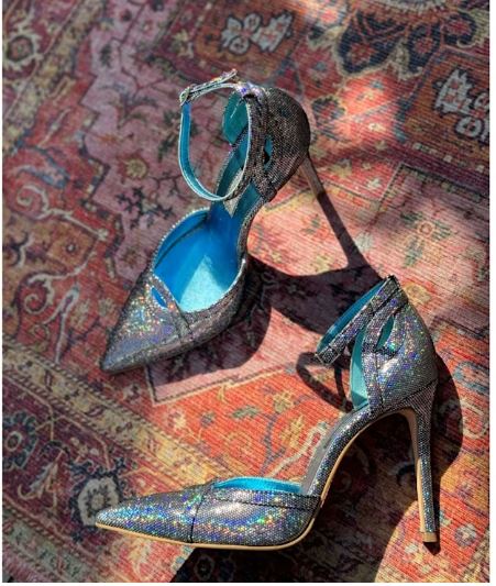 ashanti pumps in sparkle disco