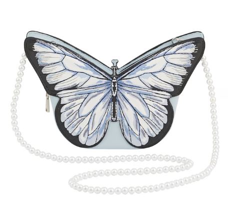 blue butterfly bag