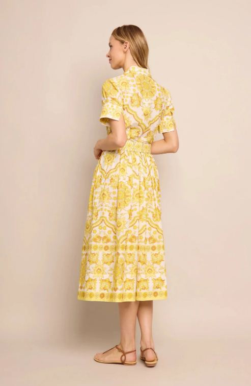 malena dress mystic yellow