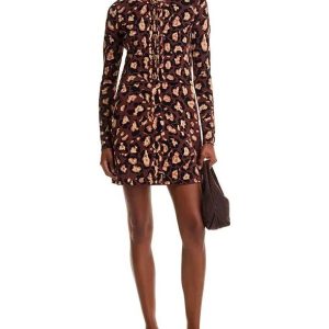 renada cardigan painted animal brown