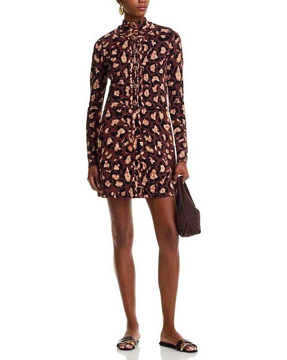 renada cardigan painted animal brown