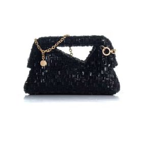 the mediterraneo clutch black