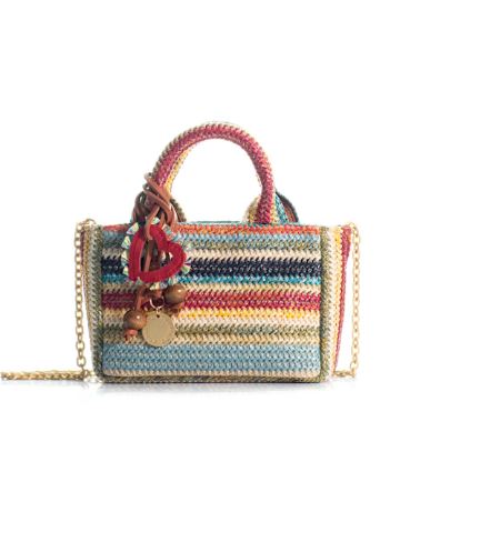 the mini charming tote bag multicolour