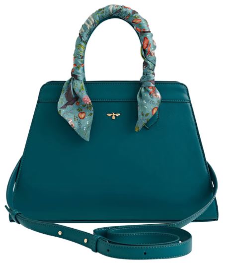 fable england x catherine rowe into the woods tote teal