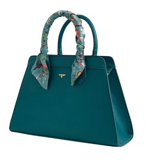 fable england x catherine rowe into the woods tote teal