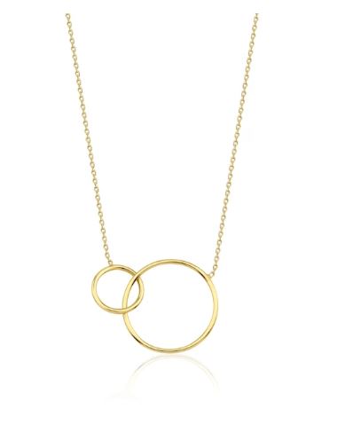 solid gold interlocking necklace