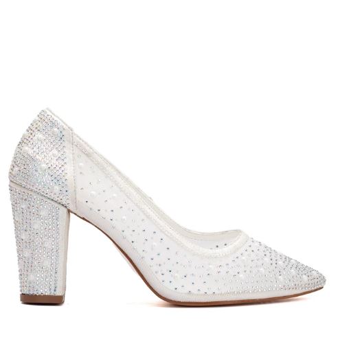 margaret ivory lace stiletto