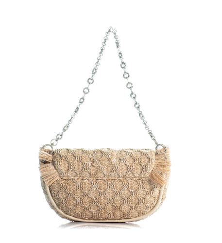 the lilibet bag beige raffia