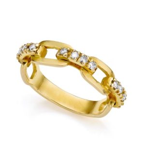 diamond link ring
