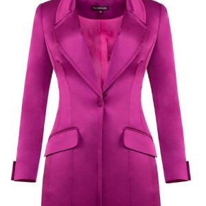 midnight sky hourglass blazer magenta haze