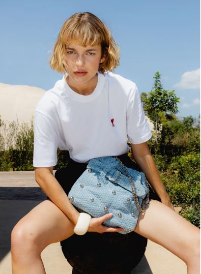 the pepper shopper bag blue