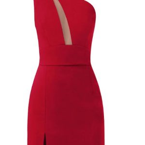 love weapon mini dress fierce red