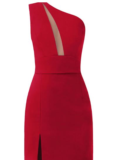 love weapon mini dress fierce red