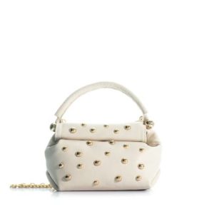 the mini kyoto studs bag white