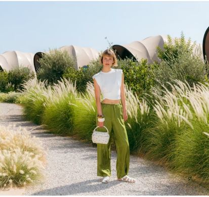 the mini kyoto studs bag white