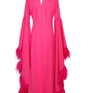 melanie waterfall kimono cypress pink