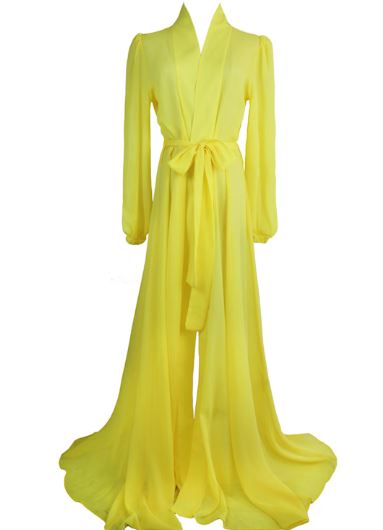 alexis beach gown sunny yellow